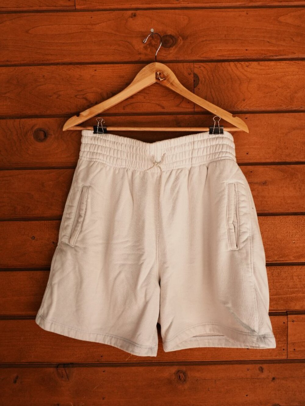 AGOLDE Ultra High-Rise boxer lounge shorts
